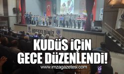 Kudüs için gece düzenlendi...