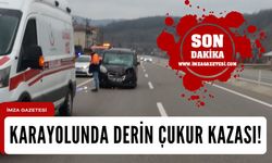 Zonguldak-Ankara karayolunda korkutan kaza!