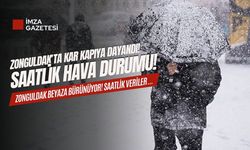 Zonguldak'ta kar kapıya dayandı! Saatlik hava durumu...
