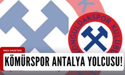 Zonguldak Kömürspor Antalya yolcusu