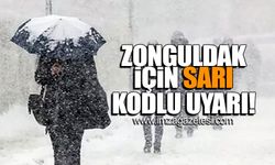 Zonguldak için sarı kodlu uyarı!