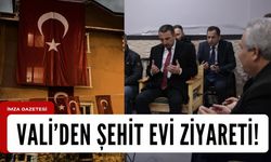Zonguldak Valisi Osman Hacıbektaşoğlu, şehit evini ziyaret etti!