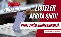 Zonguldak'ta genel seçim bilgilendirmesi! Listeler askıda!