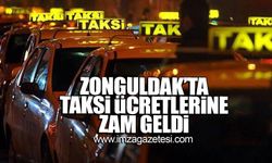 Zonguldak’ta taksi ücretlerine zam!