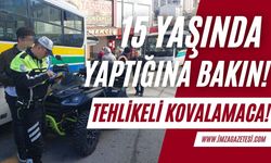 Zonguldak'ta tehlikeli kovalamaca!