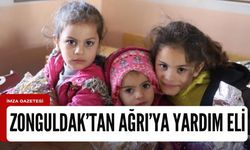Zonguldak'tan Ağrılı köy çocuklarına yardım eli