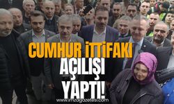 Cumhur İttifakı, Zonguldak'ta seçim bürosunu açtı!