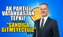 AK Partili mahalle sakinlerinden protesto! "Sandığa gitmeyeceğiz."