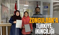 Alaplılı öğrencilerden Türkiye ikinciliği!