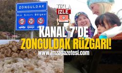 Kanal 7 ekranlarında Zonguldak rüzgarı!