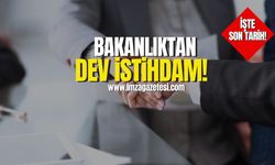 Bakanlıktan dev istihdam! Başvurular başladı...