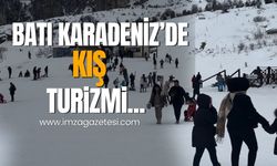 Batı Karadeniz'de kış turizmi...Keltepe Kayak Merkezi'nde hafta sonu...