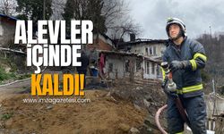 Zonguldak'ta yangın paniği! , "Bize verilen yardım kömürünü attıktan sonra oldu"