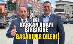 İki başkan adayı birbirlerine başarılar diledi