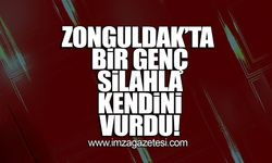 Zonguldak'ta bir genç silahla kendini vurdu!