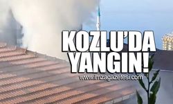 Kozlu'da yangın! Ekipler olay yerinde