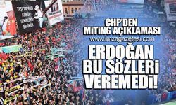 CHP'den miting açıklaması!