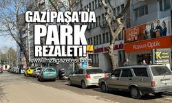 Gazipaşa'da park rezaleti!