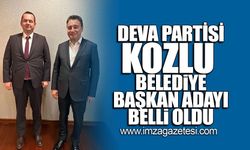 DEVA Partisi Kozlu Belediye Başkan adayı belli oldu!