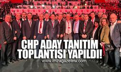 CHP Aday tanıtım toplantısı yapıldı!