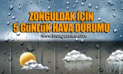 Meteoroloji açıkladı...Zonguldak için 5 günlük hava durumu tahmini!