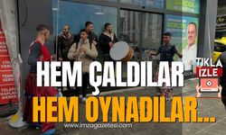 Hem çaldılar hem oynadılar...