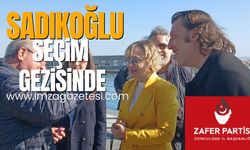 Zafer Partisi Zonguldak Belediye Başkan Adayı Sadıkoğlu seçim gezisinde…
