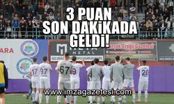 Kdz.Ereğli Belediyespor 3 puanı 90+5'de aldı!