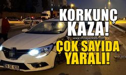 Korkunç kazada 4 kişi yaralandı!