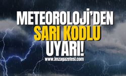 Meteoroloji'den sarı kodlu uyarı!