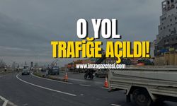 O yol trafiğe açıldı!