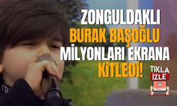 Zonguldaklı minik sosyal medya fenomeni Burak Başoğlu, milyonları ekrana kitledi...