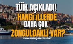 TÜİK açıkladı! Hangi illerde daha çok Zonguldaklı var?
