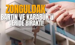 Zonguldak, Karabük ve Bartın'ı geride bıraktı!