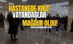 Zonguldak Atatürk Devlet Hastanesi'nde kriz! Vatandaşlar mağdur...