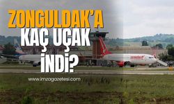 Zonguldak Havalimanı'nın 2023-2024 yılı uçak trafiği...