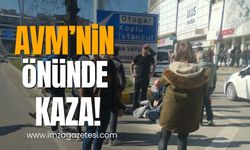 Zonguldak'ta bulunan Westalife AVM önünde kaza!