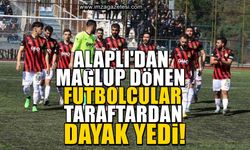 Alaplı Belediyespor'a 4-0 mağlup olan Eskişehirsporlu futbolcular taraftarlarından dayak yedi!