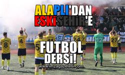 Alaplı Belediyespor'dan Eskişehirspor'a futbol dersi! 4-0