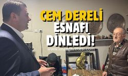 Cem Dereli,esnafı dinledi...