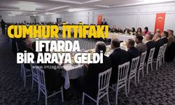 Zonguldak'ta Cumhur İttifakı Üyeleri iftarda bir araya geldi!