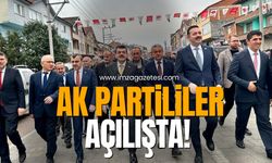 Ak Parti Zonguldak Milletvekilleri, Çaycuma’da açılışta…