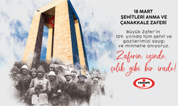 Erdemir'in “18 Mart Şehitleri Anma ve Çanakkale Zaferi’ mesajı...