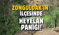 Zonguldak'ın ilçesinde heyelan paniği!