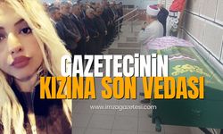 Gazeteci Hüseyin Ciğeroğlu'nun kızı son yolculuğuna uğurlandı.