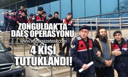 Zonguldak'ta DAEŞ Operasyonu! 4 Kişi tutuklandı!
