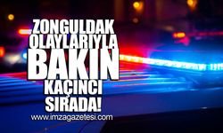 Zonguldak olaylarıyla bakın kaçıncı sırada?