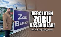 Gerçekten zoru başardılar!