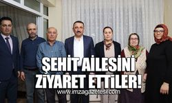Vali Osman Hacıbektaşoğlu ve eşi, şehit ailesini ziyaret etti!
