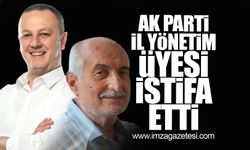 AK Parti İl yönetim üyesi istifa etti!